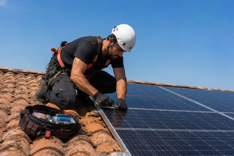 Maintenance et monitoring de panneaux solaires à Montrevault-sur-Èvre